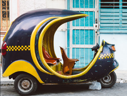 Коко такси на Кубе