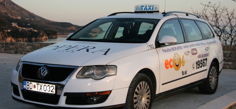 Такси в Черногории
